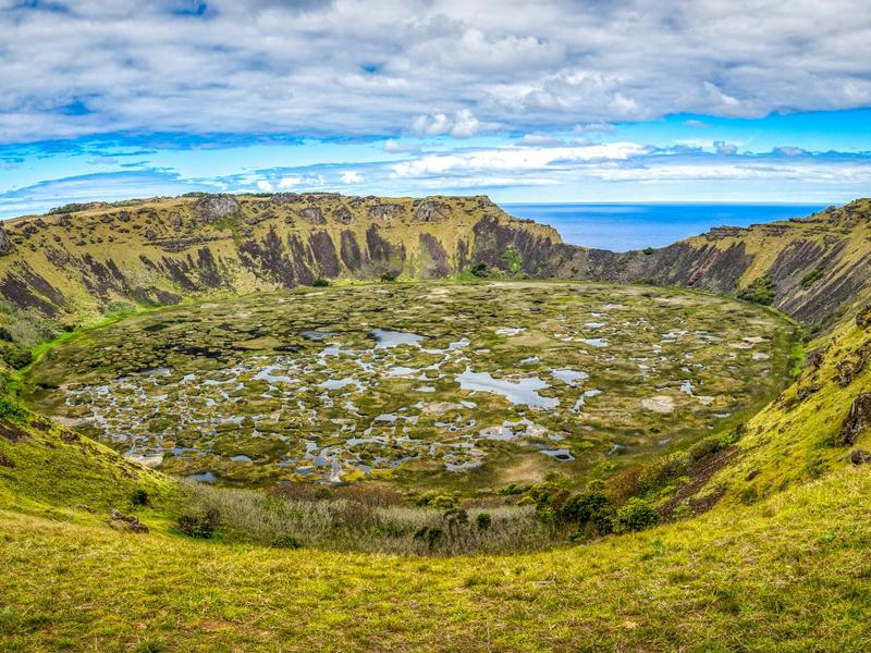 Vista panorámica de la isla